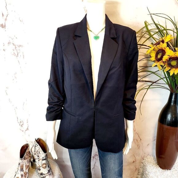 Tart Collection wool blend ruched sleeve jacket - Picture 4 of 8